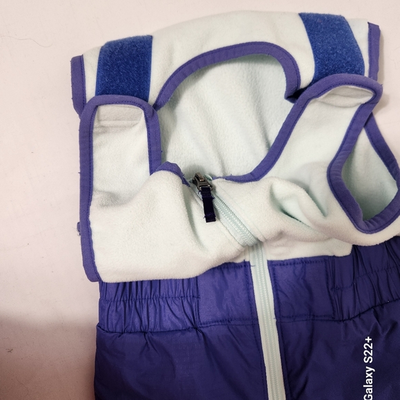 Columbia Sportwear Toddler Purple White Snow Suit Overalls, Size 2T.     G20 - Picture 11 of 14